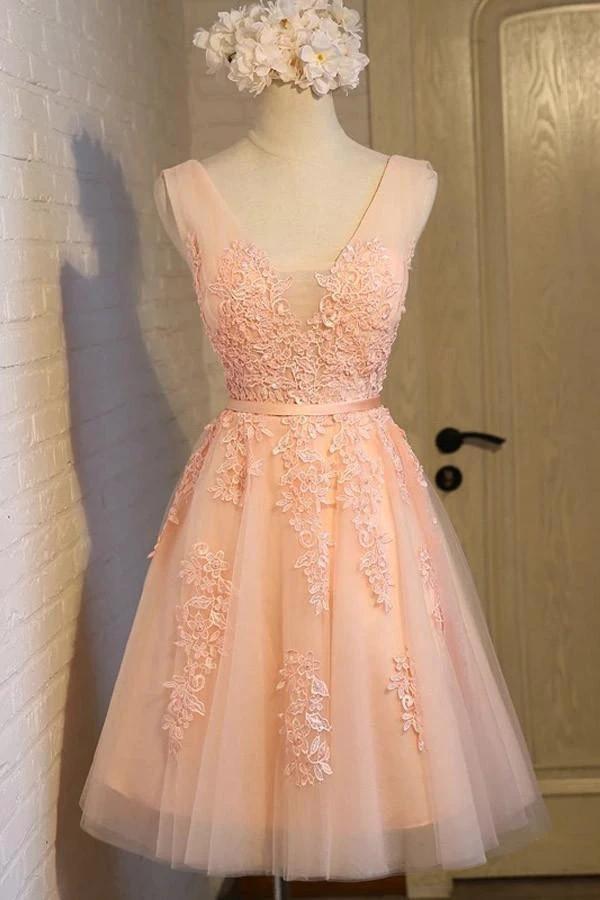 Charming Tulle Cute Homecoming Dress Short Prom Dress PG131 by pgmdress