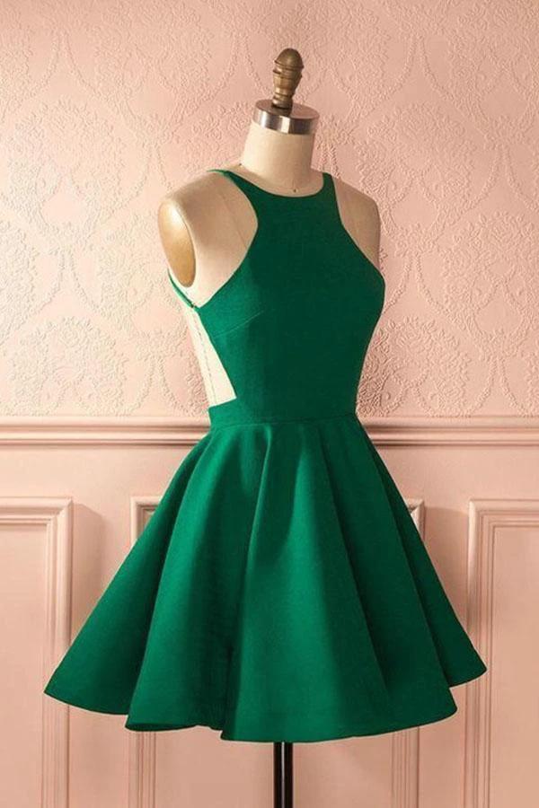 Cute Hot Pink Backless Short Homecoming Dress Party Dress PG141 by pgmdress