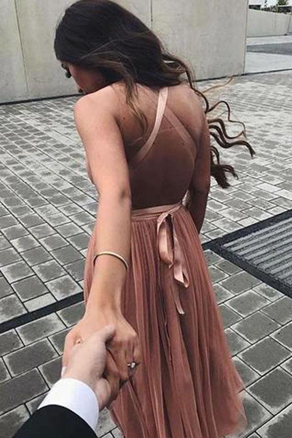 Cute V Neck Tulle Short Prom Dress Homecoming Dresses PG195 by pgmdress
