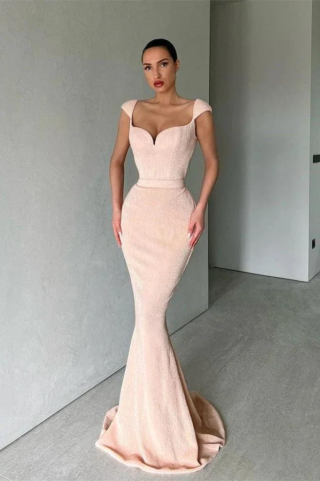 Designer Sequined Sleeveless Mermaid Prom Dress by misshow.com