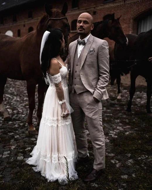 Designer Wedding Dresses With Lace | Sheath dresses wedding dresses by misshow.com