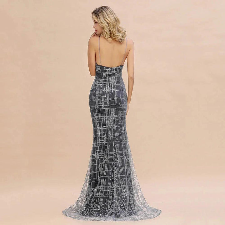 Elegant Mermaid Sleeveless Long Evening Dress by BIZTUNNEL