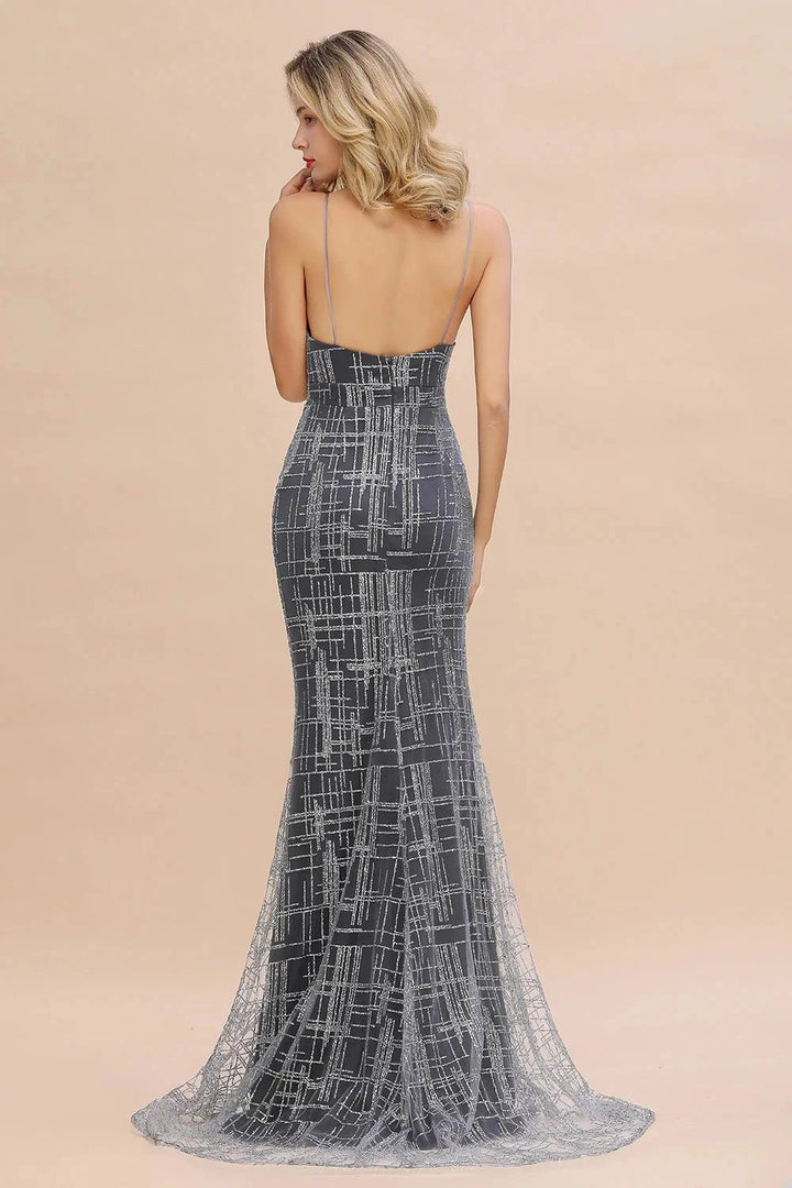 Elegant Mermaid Sleeveless Long Evening Dress by BIZTUNNEL