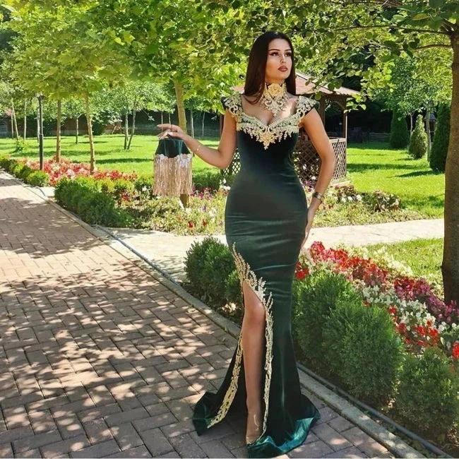 Robes de soirée longues vertes | Robe de bal de fin d&