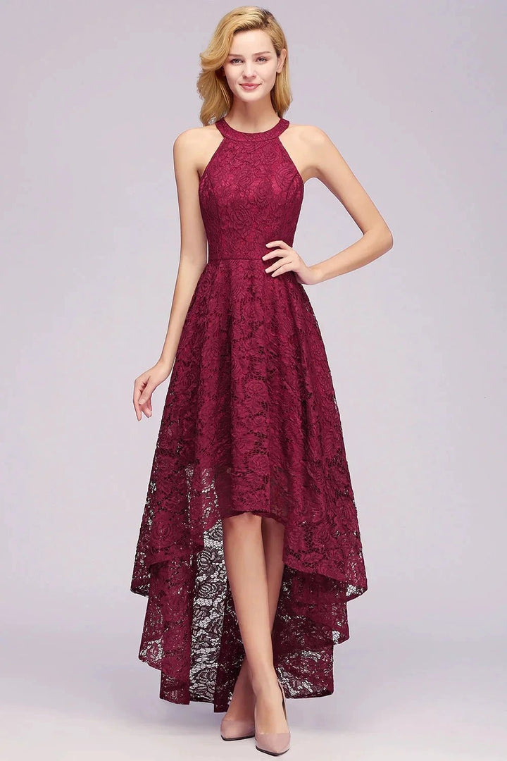 Fabulous A-Line Scoop Sleeveless Appliques Lace Bridesmaid Dresses by misshow.com