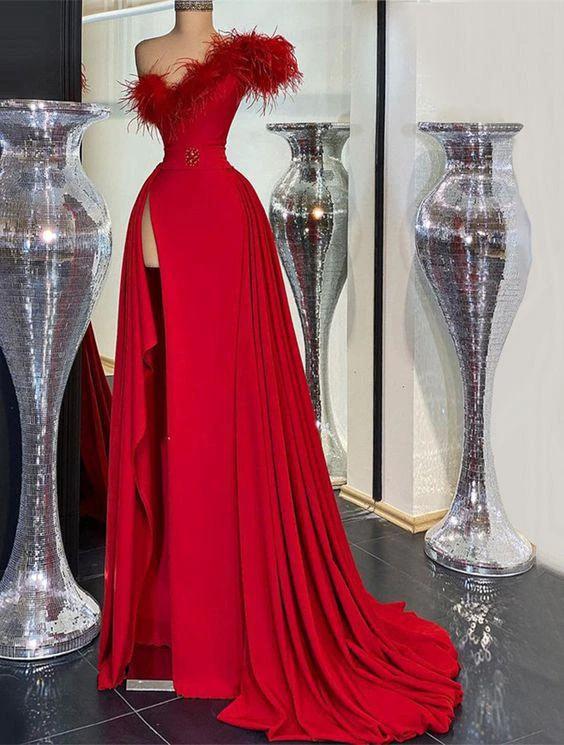 Red prom dresses, custom made evening gowns, fashion evening gowns Y488 by simplepromdress