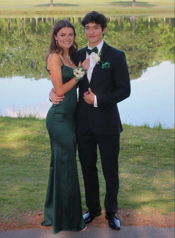 Green Long Mermaid Prom Dresses Formal Evening Gowns Y1566 by simplepromdress