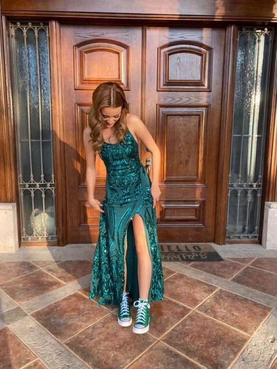 New arrive green prom dress Evening Gown Long Prom Dresses Y1567 by simplepromdress