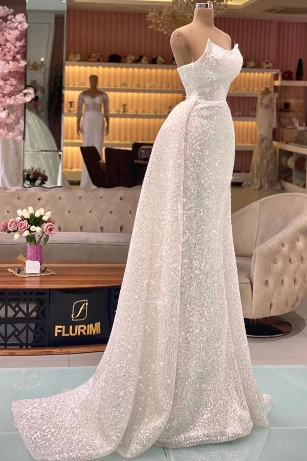 Gorgeous Long Mermaid Glitter Sweetheart Prom Dress by BIZTUNNEL