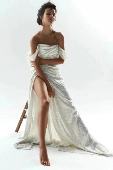 Mermaid / Trumpet Wedding Dresses Sparkle &amp; Shine Dress Wedding Party by misshow.com