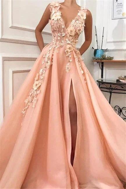New Evening Dresses Long V Neck | Prom Dresses by misshow.com