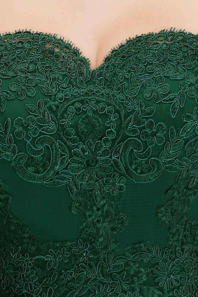 Off-the-shoulder Long Appliques Satin Mermaid Prom Gown Bridesmaid Dresses by misshow.com