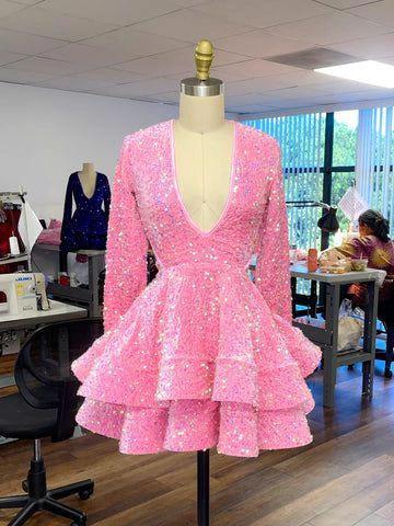 Pink Cocktail Dresses Women&