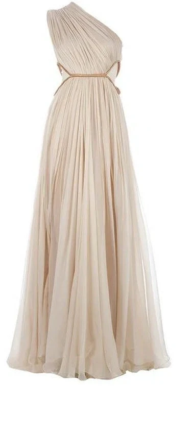 Custom Charming Chiffon Prom Dress,One Shoulder Evening Dress Y1234 by simplepromdress