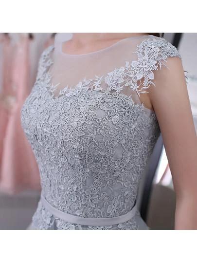 Scoop Sashes Appliques Mini Homecoming Dress Short Prom Dresses PG119 by pgmdress