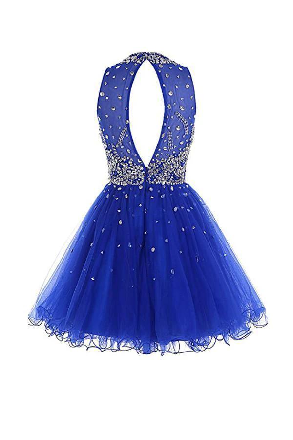 Short Tulle Beading Homecoming Dress Prom Gown PG037 by pgmdress