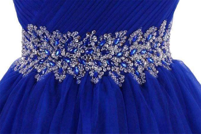 Sweetheart Tulle Cocktail Dress Homecoming Dress With Beading PG086 by pgmdress